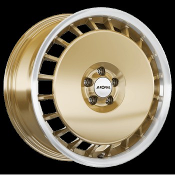 Ronal 5x120 18x8 ET50 R50 Aero Gold 65.9